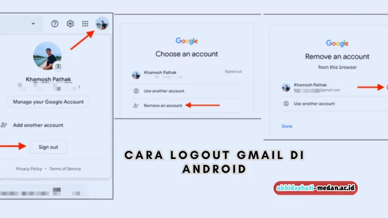 Cara Logout Gmail di Android dan Perangkat Lain