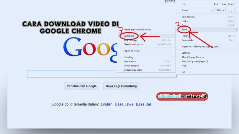 Cara Download Video di Google Chrome, Auto Praktis!